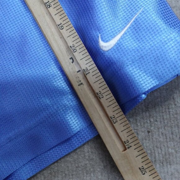 Vintage Nike Shorts Large Blue Satin Old Stock Gray Tag NEW - Picture 4 of 12